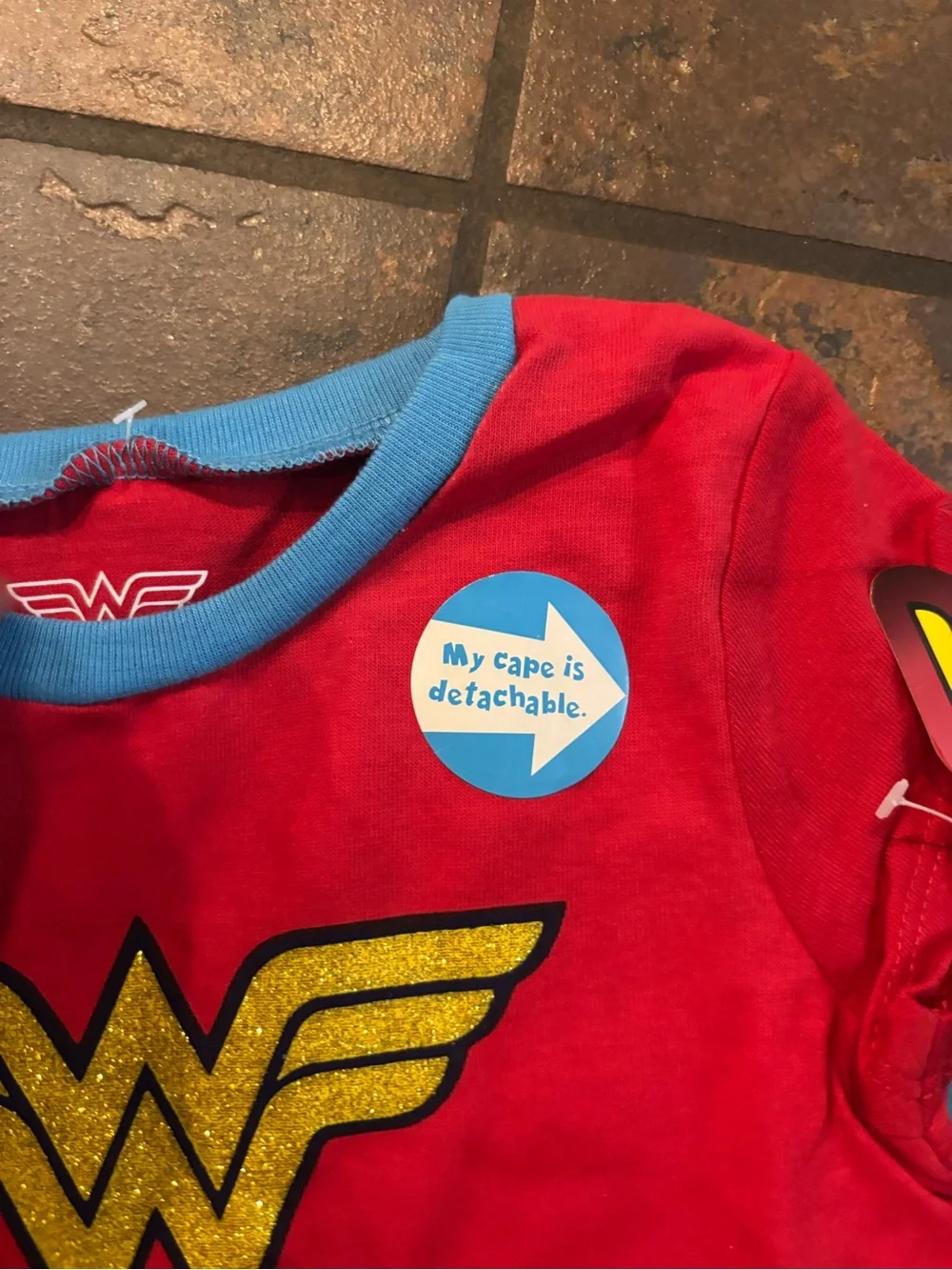 🧺Lucky Brand Kids Wonder Woman Superhero Set - Red, Blue, Yellow